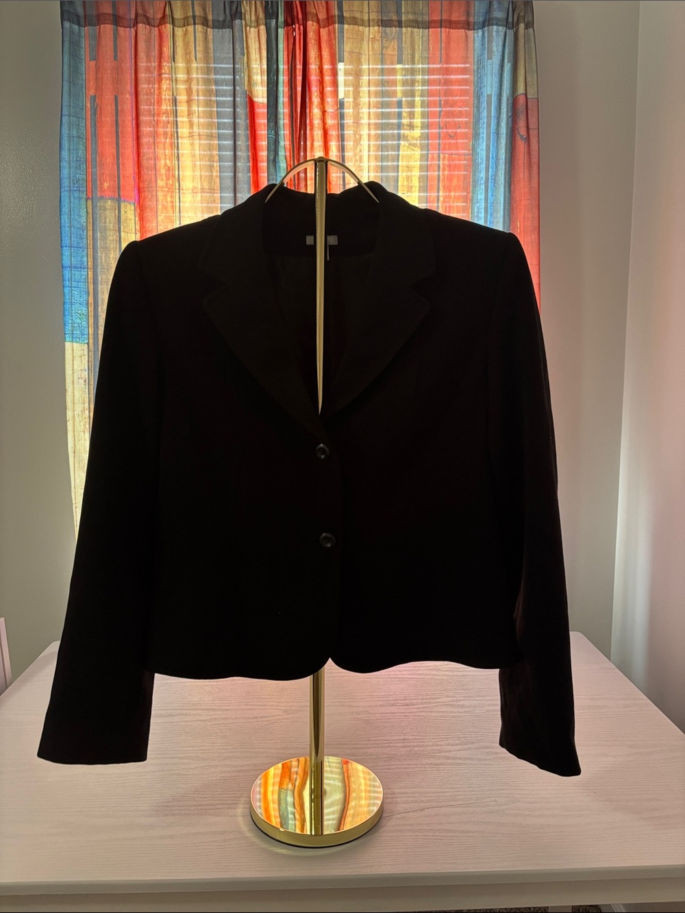 Apt. 9 Black Women's Single-Breasted Blazer
